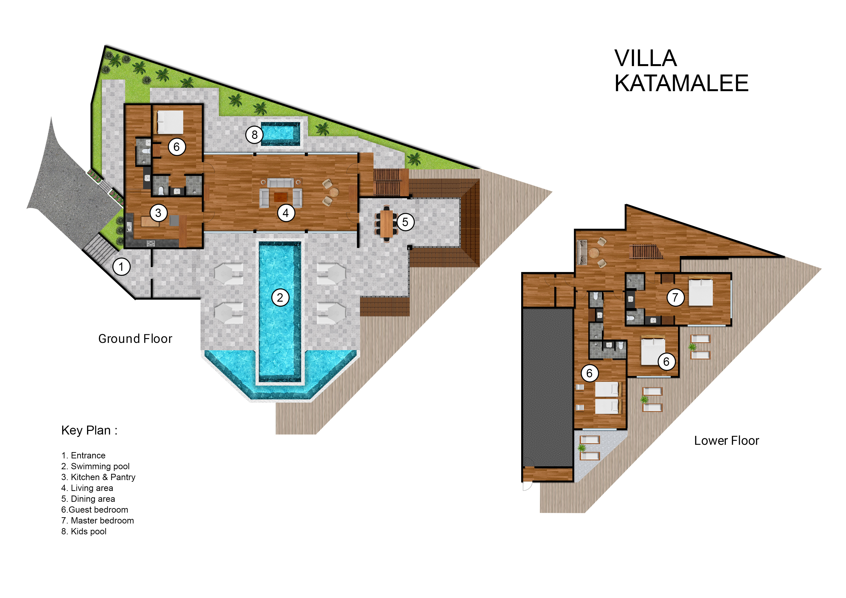 Villa Katamalee - Floorplan